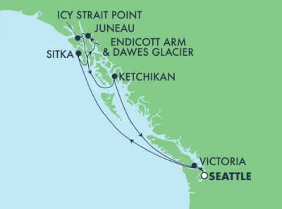 7-day Cruise to Alaska on NCL Bliss - June/July 2024